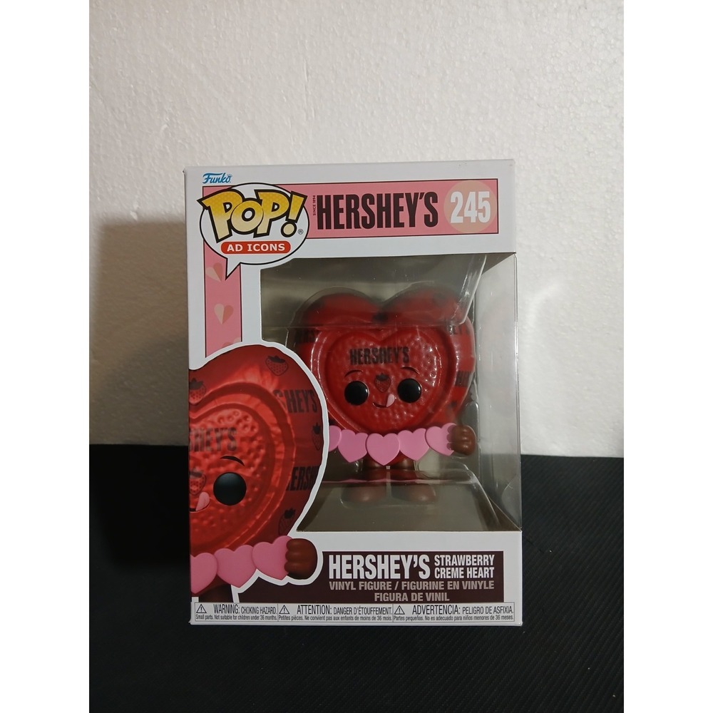 Funko Pop! Vinyl: Ad Icons Hershey's Strawberry Creme Heart #245 In Box